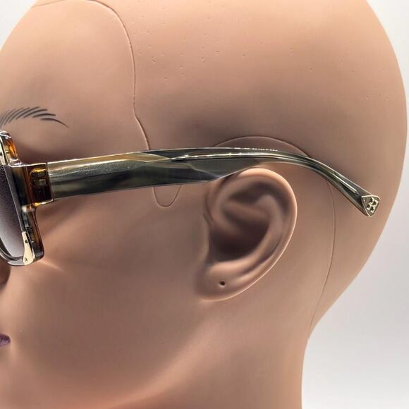 Vintage Y2K Designer Sunglasses BCBG Max Azria Idol Chunky Square Gold Detail main image 7